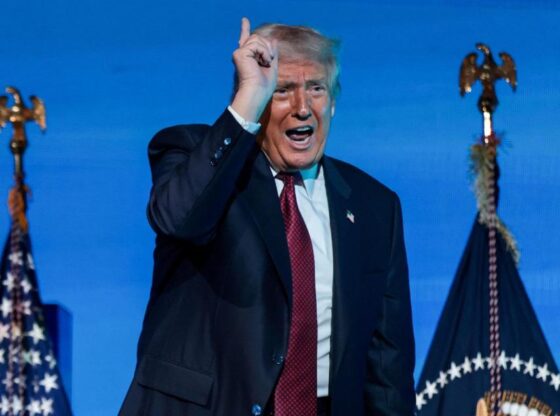 Donald Trump, during a speech in Florida last Wednesday.